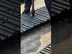 Screws, chains, drive teeth, and screws for the tracks of excavators and bulldozers