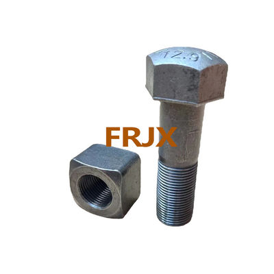 โบลท์ทางรถบูลโดเซอร์ ZA เกรด 12.9 HRC52-58 โบลท์โลหะแข็งแรงแบบเย็น ISO รับรอง