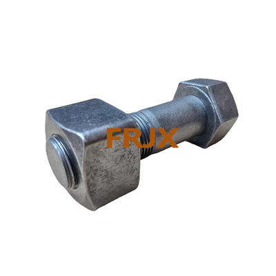 โบลท์ทางรถบูลโดเซอร์ ZA เกรด 12.9 HRC52-58 โบลท์โลหะแข็งแรงแบบเย็น ISO รับรอง