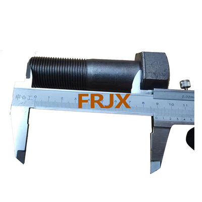 Flange Black E330 Track Bolt และ Nut สําหรับชิ้นส่วนของโซ่ excavator