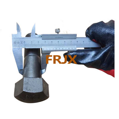 โบลท์ excavator ใหม่ที่มีสีดํา oxide จบขวามือทิศทางเส้นใย Cold Forming เทคโนโลยี