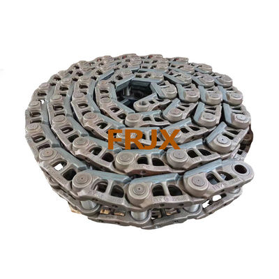 วิศวกรรมผลิตภัณฑ์ช่วงล่างสีเหลืองประเภทชิ้นส่วนเครื่องจักรก่อสร้างรถขุด TRACK LINK 46L (SK200)